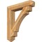 Ekena Millwork Merced Arts and Crafts Rough Sawn Bracket w/ Offset Brace, Western Red Cedar, 8"W x 40"D x 44"H BKT0806X40X44MRC03RWR - alternate 1
